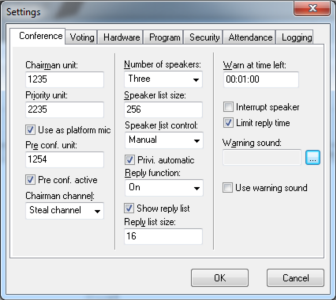 Close Talk Control Settings